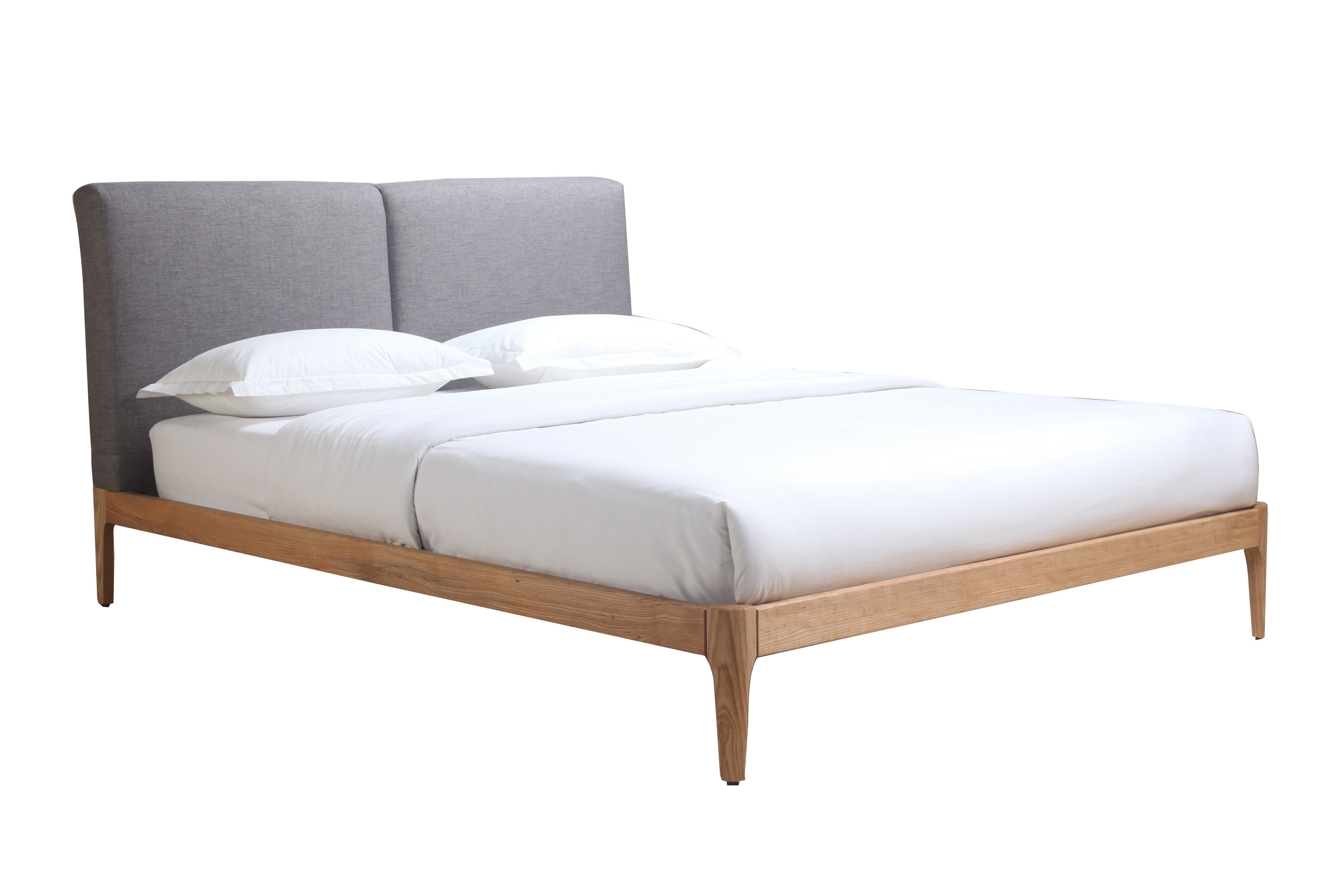 Letti Upholstered Bed with Timber Frame