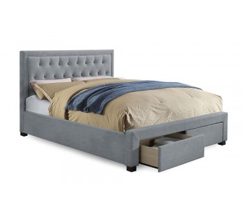 Jersey Drawers Fabric Storage Bed Frame Select Size Queen Jersey Drawers Fabric Storage Bed Frame, Fabric King Bed Frame With Drawers