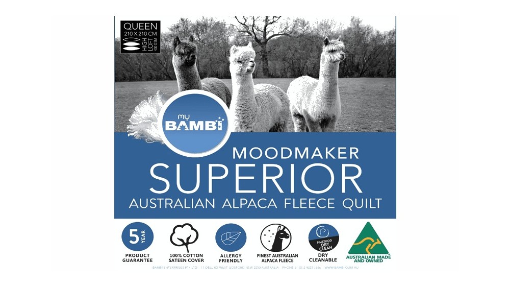 Moodmaker Superior Luxury Pure Alpaca Quilt