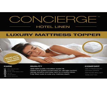 Concierge Hotel Linen Luxury Mattress Topper