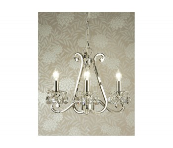 Luxuria 3 Light No Shade Chandelier