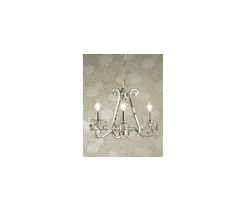 Luxuria 3 Light No Shade Chandelier