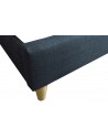 Rio Upholstered Kids Bed with Wooden Legs - Navy Rio Upholstered Kids Bed with Wooden Legs - Navy