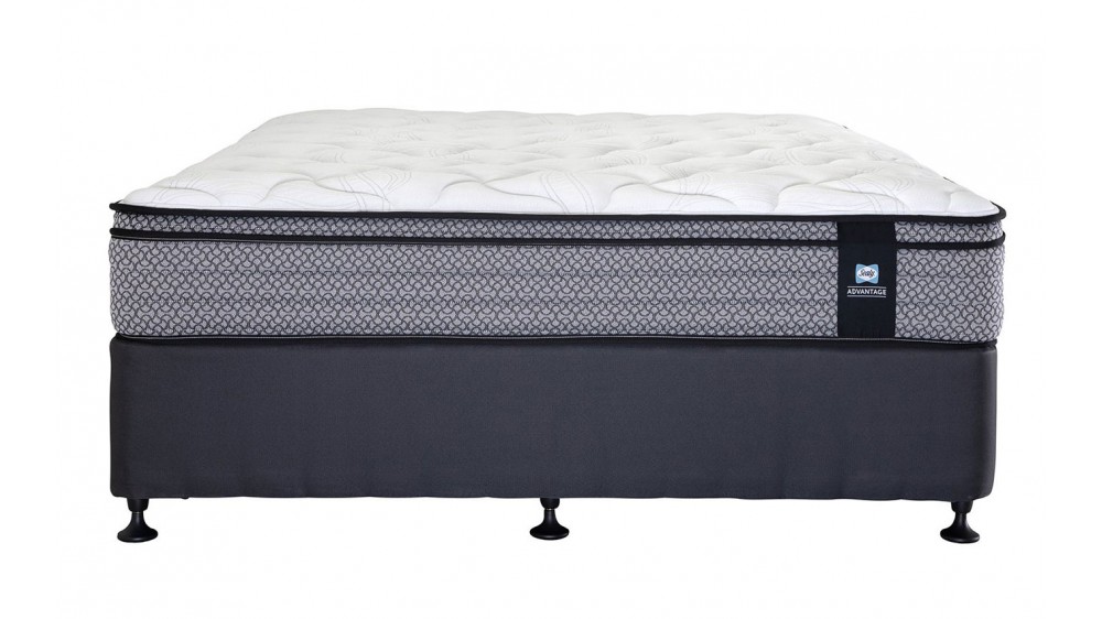 Sealy Advantage Melago Medium Mattress with Comfort Sleep Matrix 9 Ensemble Base