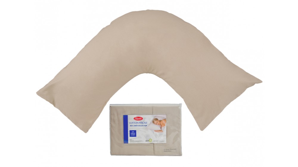 Pillowcase V-Shape twin pack Premium 300 Thread Count