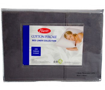 Body Pillowcase Twin PackPremium 300 Thread Count