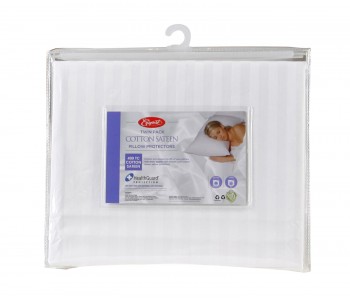 Pillow Protector TWIN Pack Cotton Sateen