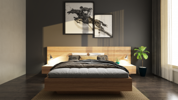 Ledge Custom Timber Platform Bed Frame