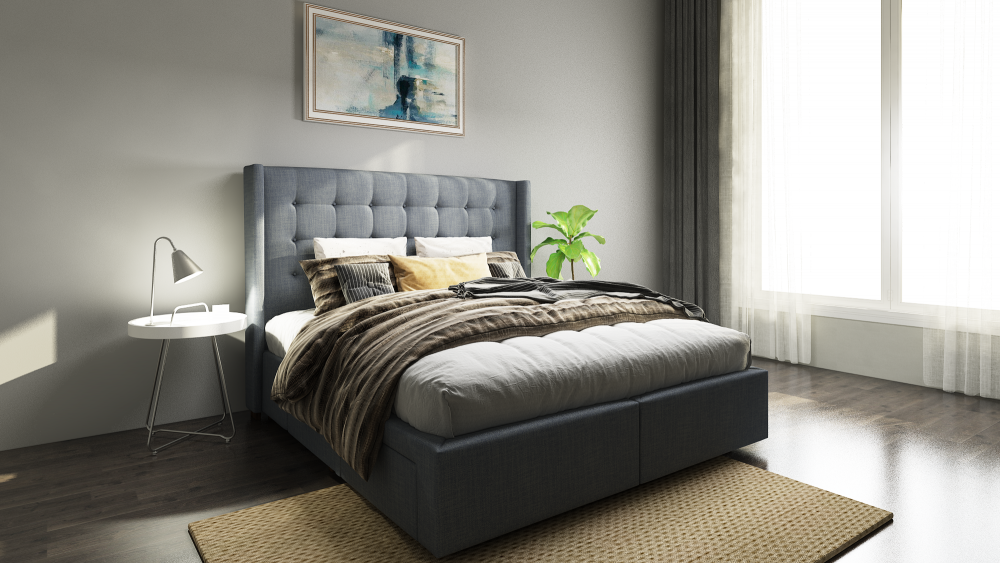 Matrix Custom Upholstered Bed Frame, Custom Metal Bunk Beds Las Vegas