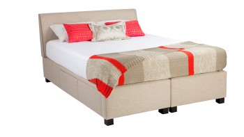 Bono with Piping Custom Upholstered Kids Bed and Choice of Storage Base