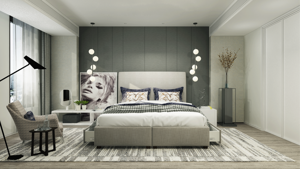 Bono Custom Upholstered Bed Frame With, Custom Metal Bunk Beds Las Vegas