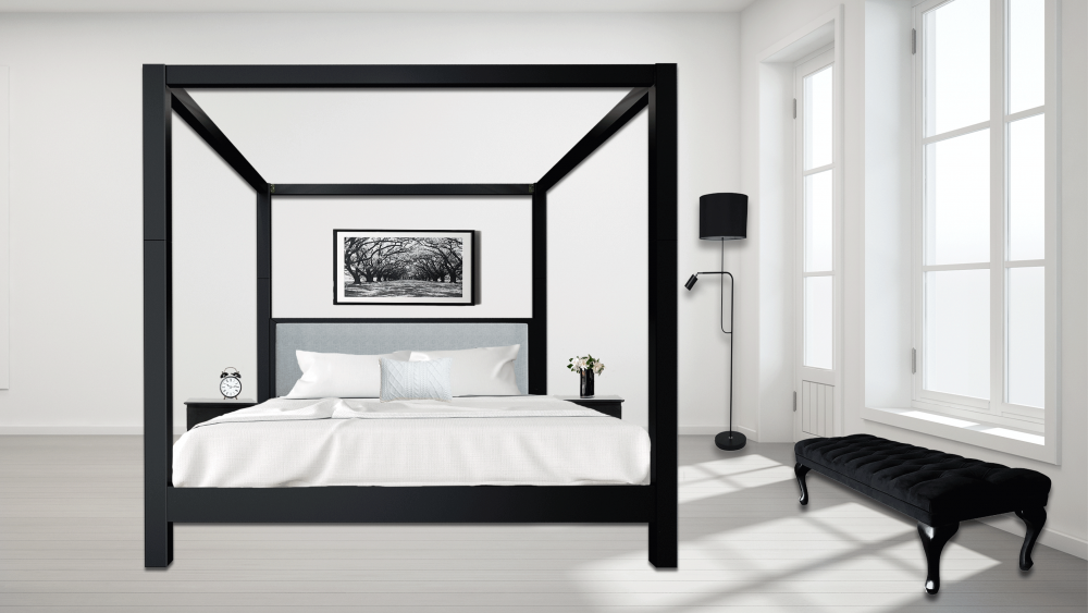 Hampton Custom Four Poster Bed Frame, Simple Bed Frame King Size Dimensions Australia