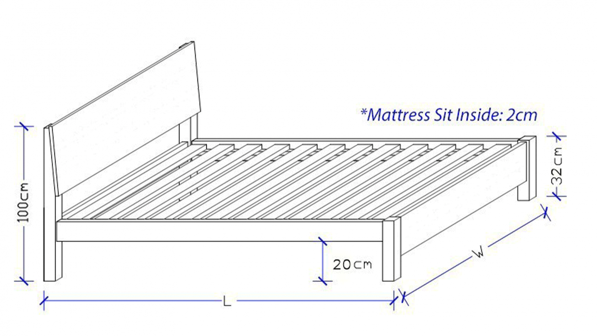 Beverley Custom Timber Bed Frame