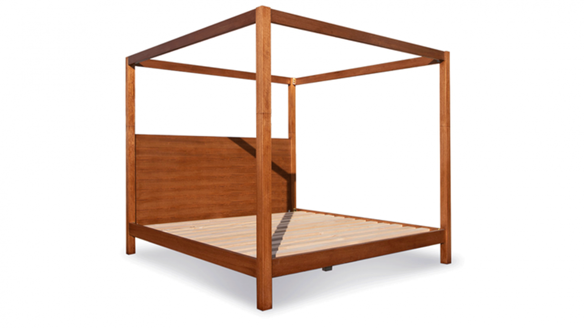 Cube Custom Four Poster Timber Bed Frame Select Size Single