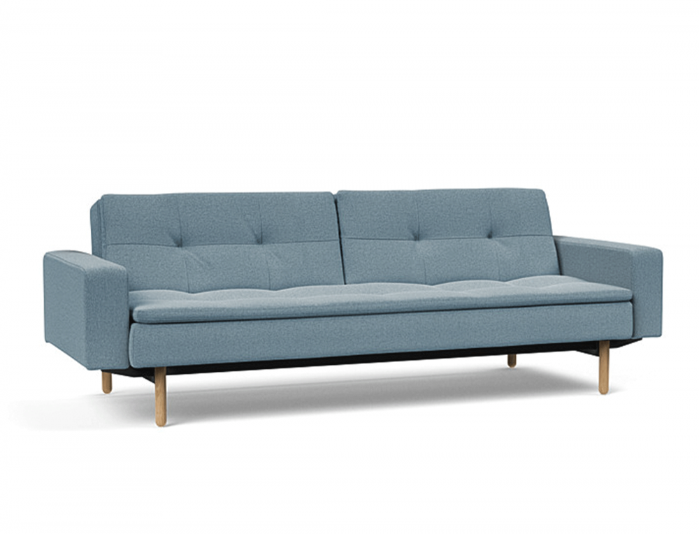 Dublexo King Single Sofa Bed with Round Arms Innovation Living
