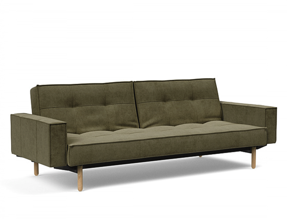 Brown Multi-Functional (Lounge) Click-Clack Futon Sofa Bed