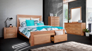 Leura Timber Bed Frame with...