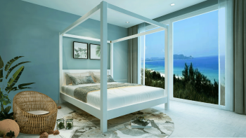 Cube Custom Four Poster Timber Bed Frame