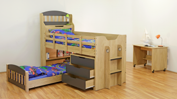 Toby Kids Cabin Bed Set