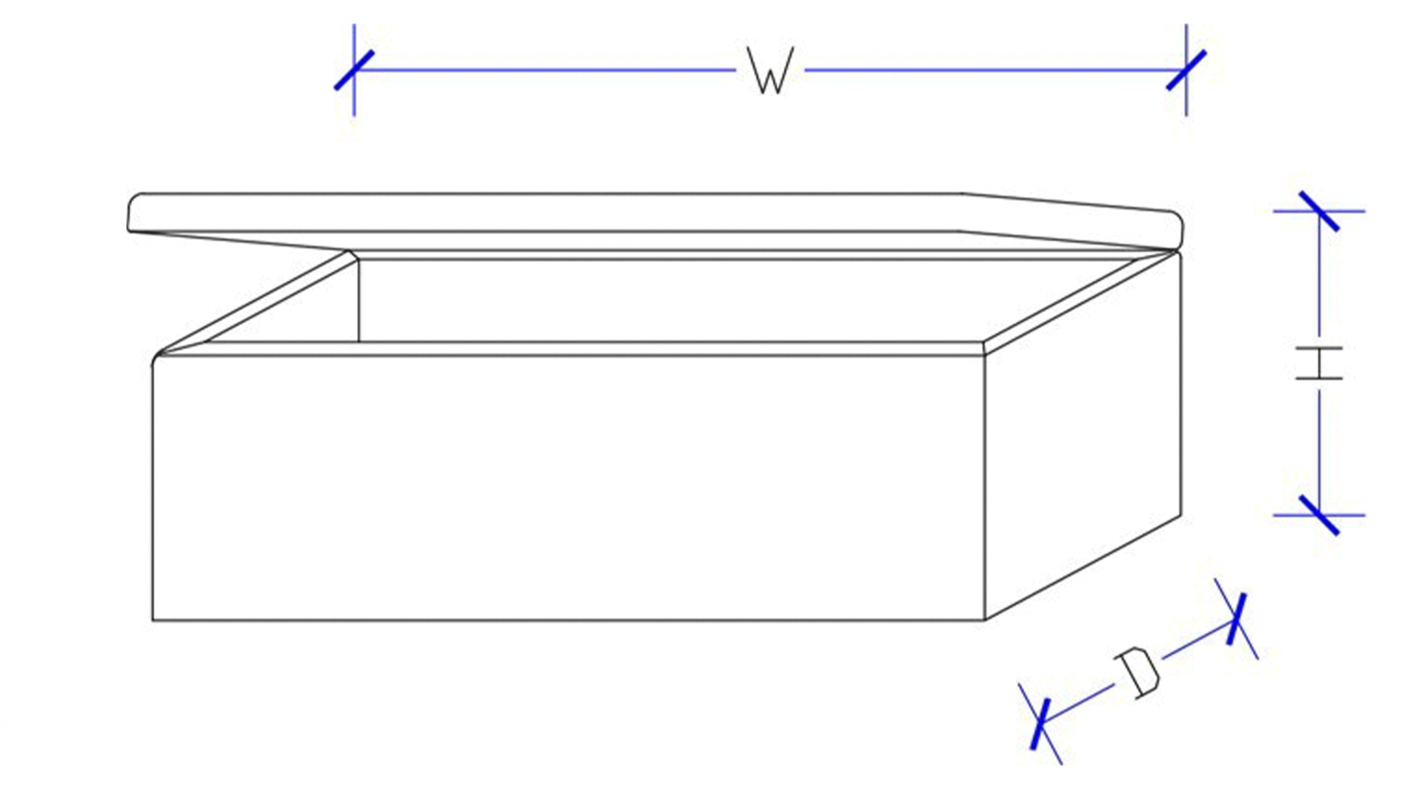 Tuck Custom Upholstered Blanket Box