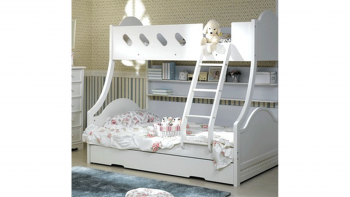 Candy Timber Trio Bunk Bed...
