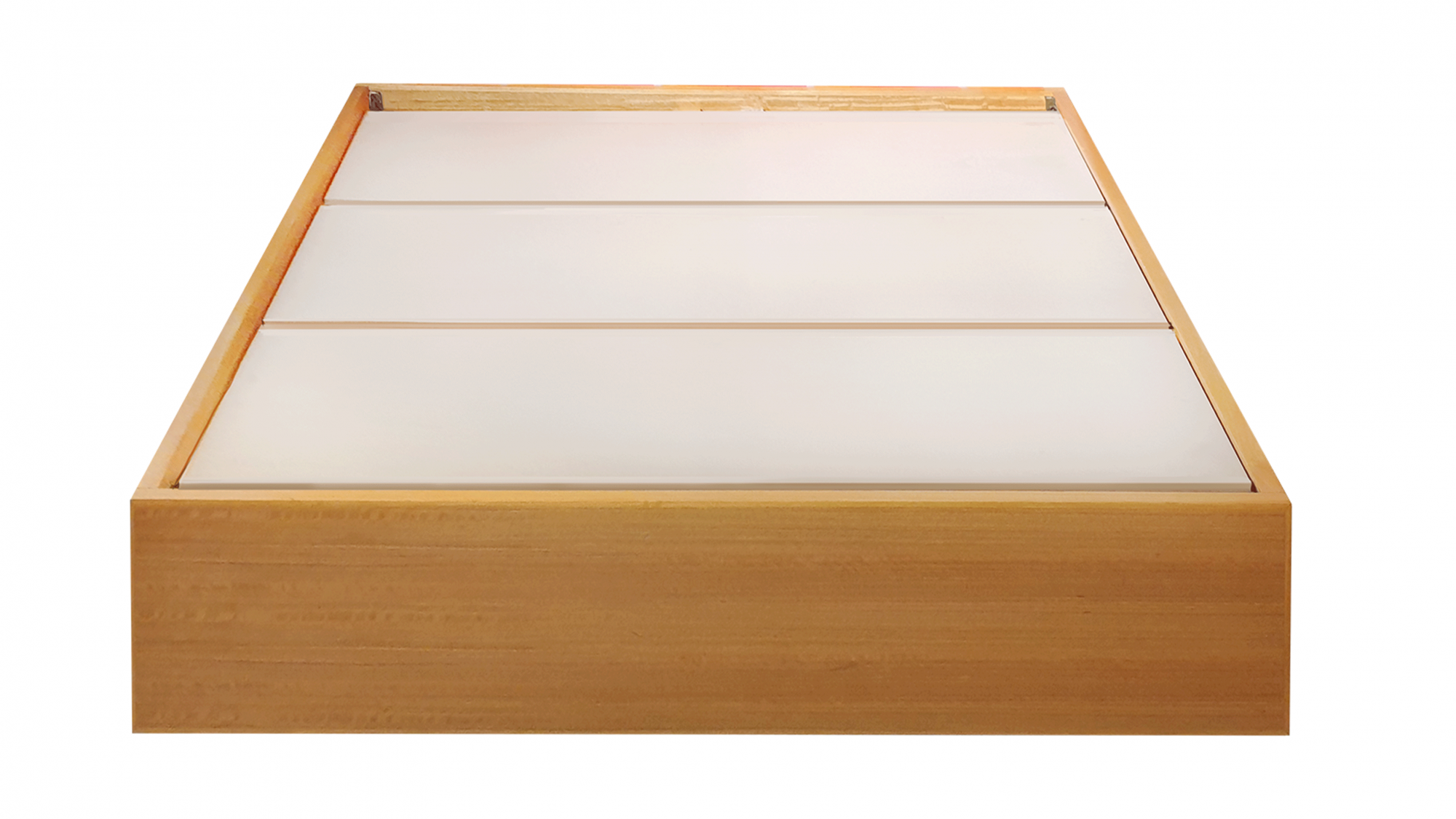 Tropez Custom Timber Storage Bed Without Headboard | BedWorks