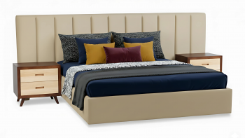 Panelled Custom Upholstered...