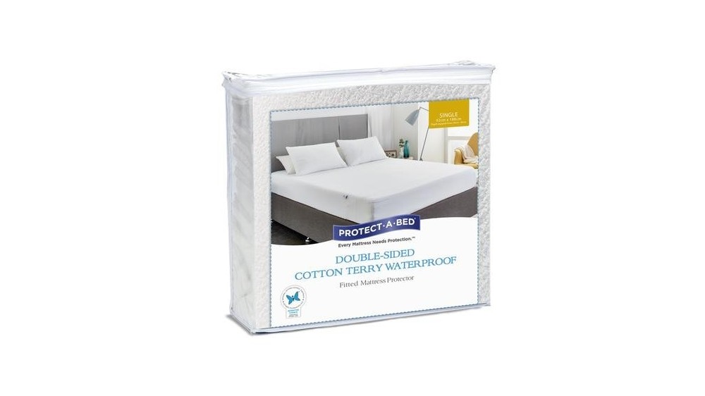 Double Sided Terry Mattress Protector, Bed Frame Protector