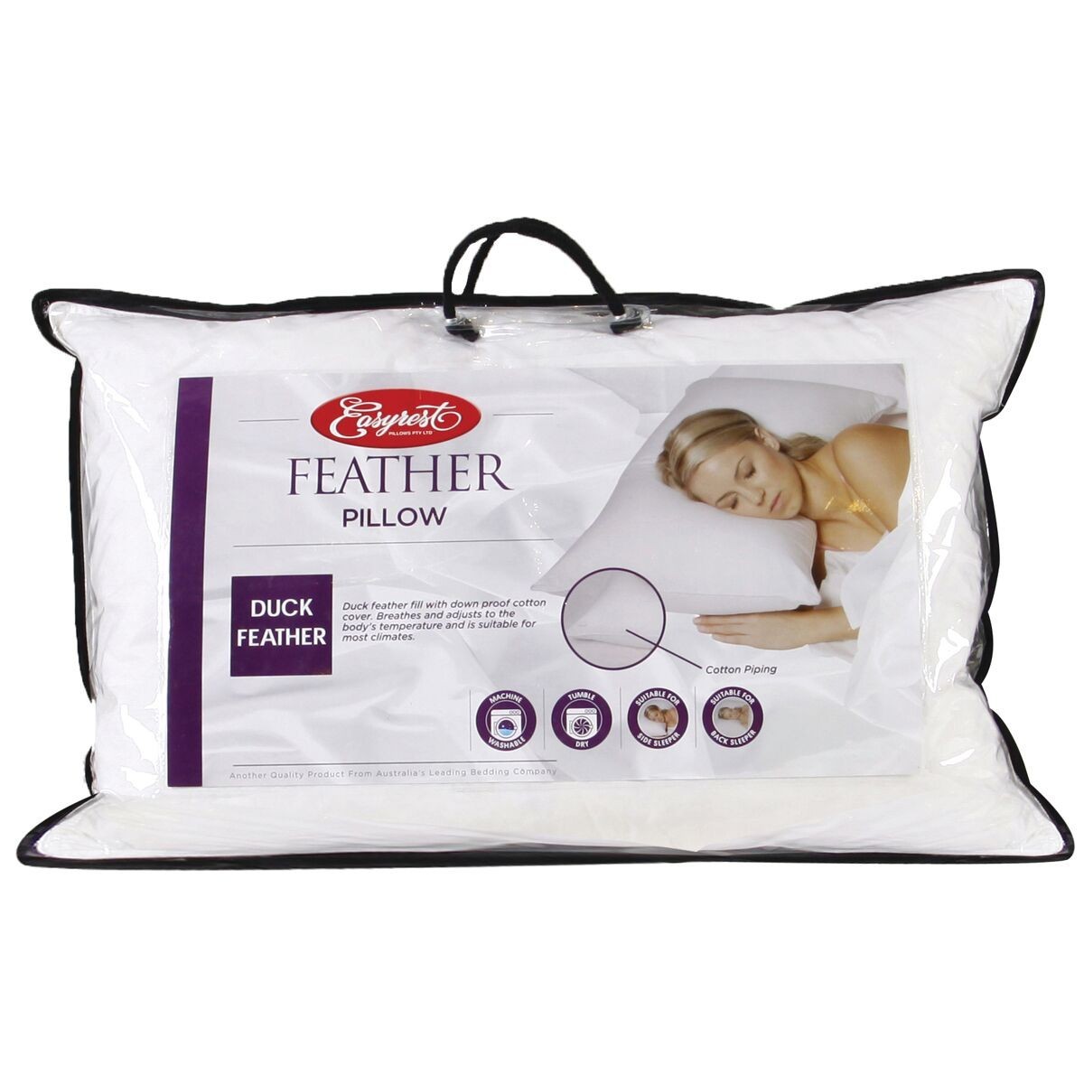 Easy Rest Duck Down Pillow Standard Size