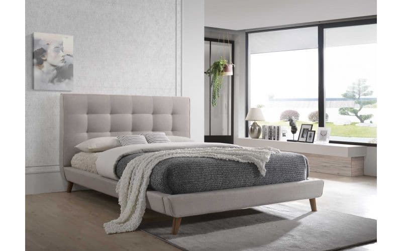 Bedworks - Fabric Queen Bed Frame Brisbane Bedworks - Fabric Queen Bed Frame Brisbane