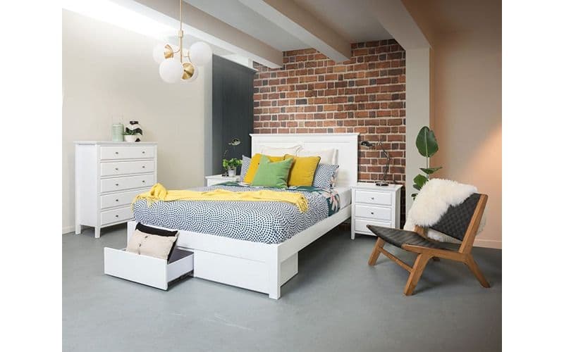 Coco 2 Drawer Timber Bed Frame Bedroom Suite Options Coco 2 Drawer Timber Bed Frame