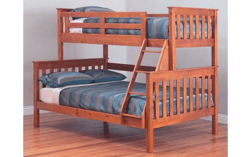 Fort Single On Double Bunk Bed, Queen Size Bunk Bed Australia