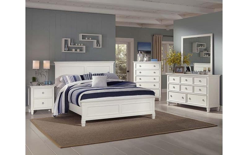 Tamarack Timber Bedroom In White Suite Option
