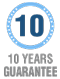 10 Years guarantee