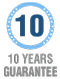 10 Years guarantee