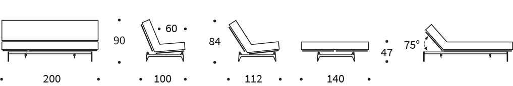 Bedworks Sofa Beds - Aslak Deluxe Double Sofa Bed