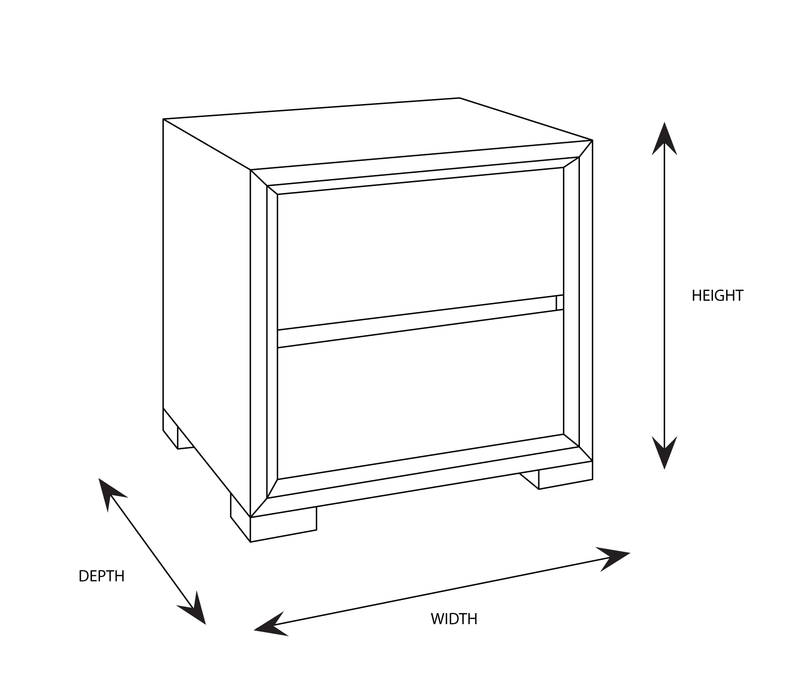 Audi Bedside Table