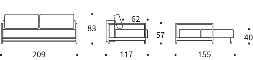 Bedworks Sofa Beds - Bifrost Deluxe Excess Queen Sofa Bed