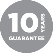 10 years Guarantee 10 years Guarantee