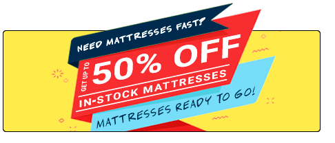Up to 50% OFF in-stock mattress sale - Next day delivery available