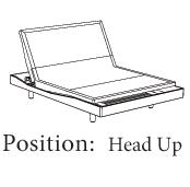 OSO adjustable bed Head Up Position - Bedworks OSO adjustable bed Head Up Position - Perfect position for Readers in Bed