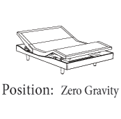 OSO adjustable bed Zero G Position - OSO Adjustable Base can ease the bed pain and snore - Zero Gravity Position