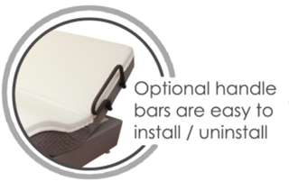 Flexicare Adjustable Mattress optional handle Flexicare Adjustable Mattress Optional Handle