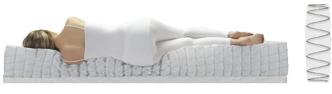 Conforma Coil Support Mattress - Domino AH Beard Conforma Coil Support System Domino Mattress