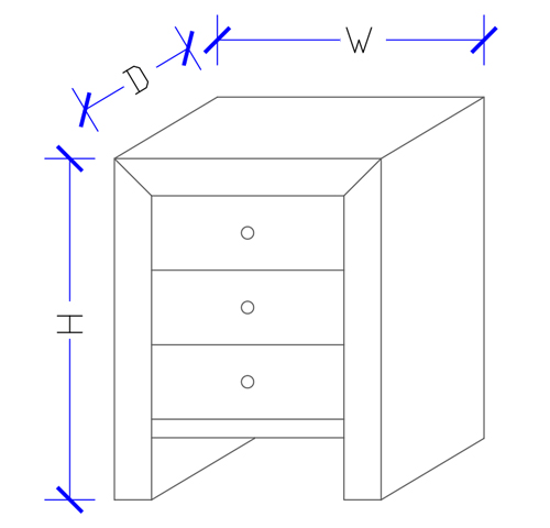 Linnette Bedside Table Design Hand Made Bedside Table Sydney
