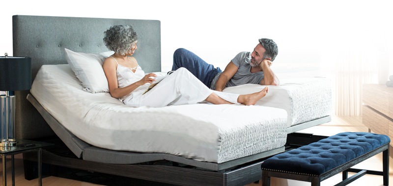 The Reverie Mattress is specially built to match the Reverie Adjustable Bases