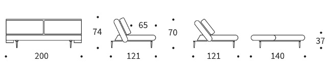 Unfurl Lounge Dimensions