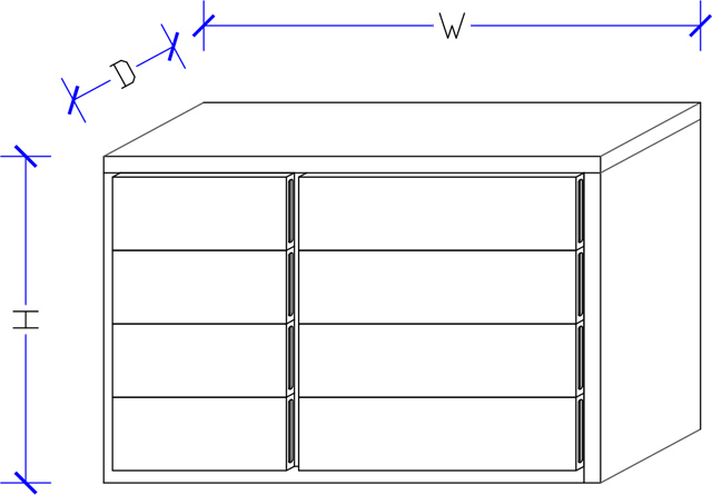 Vegas Custom Dresser Design Custom Made Bedroom Furniture - Dresser